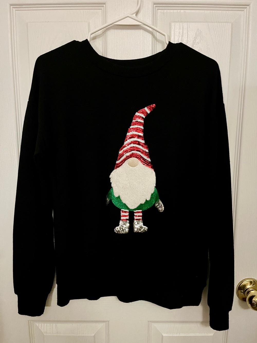 Christmas Sequin Gnome Sweatshirt